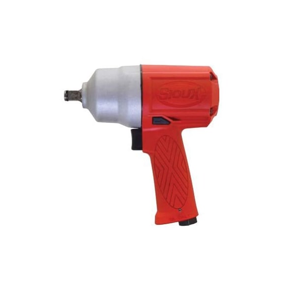 Sioux Tools Impact Wrench, Long Anvil, ToolKit Bare Tool, 716 Drive, 780 ftlb, 9400 RPM, 90 PSIg Air, 14 IW500MP-7Q - main